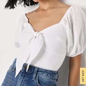 Lulus white top